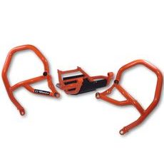 Ochranné rámy motoru RDMOTO CF124O oranžová vrchní a spodní