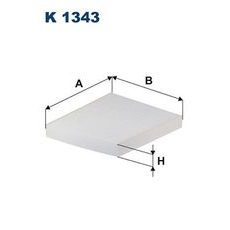 Filtr, vzduch v interiéru FILTRON K 1343