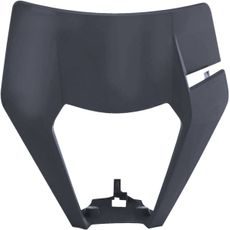 Maska světlometu POLISPORT 8668600006 šedá nardo