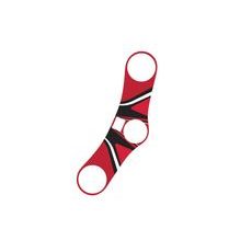 Ochranné nálepky na "brýle" PUIG RADIKAL 6970R červená