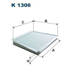 Filtr, vzduch v interiéru FILTRON K 1306