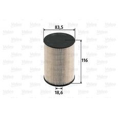 Palivový filtr VALEO 587919