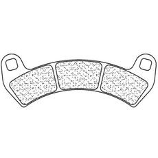 Brzdové destičky CL BRAKES 1247 ATV1