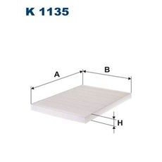Filtr, vzduch v interiéru FILTRON K 1135