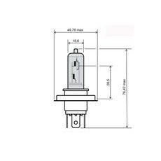 Přední světlo RMS 246510185 HS1 12V 35/35W