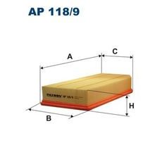 Vzduchový filtr FILTRON AP 118/9