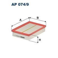 Vzduchový filtr FILTRON AP 074/9