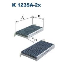 Filtr, vzduch v interiéru FILTRON K 1235A-2x