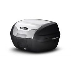 Vrchní kufr na motorku s barevným krytem SHAD SH40 bílá