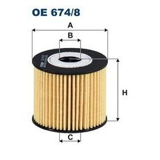 Olejový filtr FILTRON OE 674/8