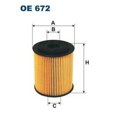 Olejový filtr FILTRON OE 672