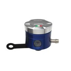 Nádobka na brzdovou kapalinu ACCOSSATO CNC-worked vč. rovného držáku stříbrná