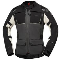 Bunda s laminovanou membránou iXS TOURSTER-STX 2.0 X2-111406 tmavě šedo-černo-chladně šedý 5XL