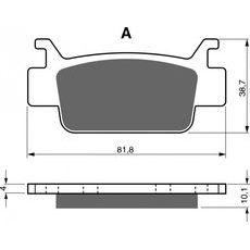 Brzdové destičky GOLDFREN 240 S3