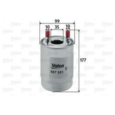 Palivový filtr VALEO 587551