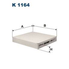 Filtr, vzduch v interiéru FILTRON K 1164