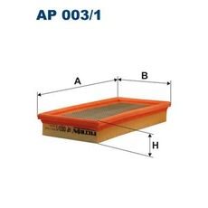 Vzduchový filtr FILTRON AP 003/1