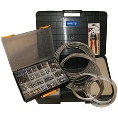 Workshop braided clutch / throttle cable kit Venhill VWK018