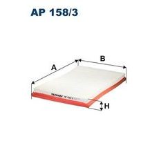 Vzduchový filtr FILTRON AP 158/3