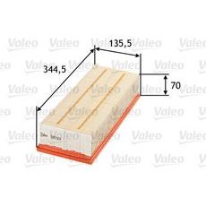 VALEO 585001 - Vzduchový filtr