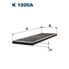 Filtr, vzduch v interiéru FILTRON K 1000A