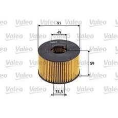 Olejový filtr VALEO 586513