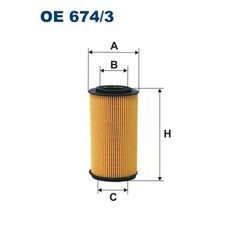 Olejový filtr FILTRON OE 674/3
