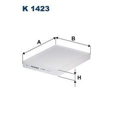 Filtr, vzduch v interiéru FILTRON K 1423