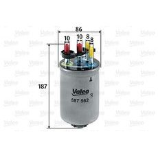 Palivový filtr VALEO 587562