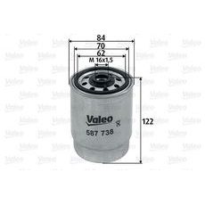 Palivový filtr VALEO 587738