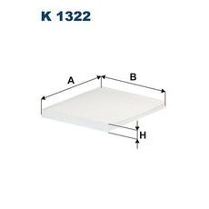 Filtr, vzduch v interiéru FILTRON K 1322