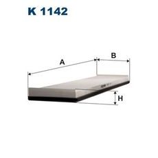 Filtr, vzduch v interiéru FILTRON K 1142