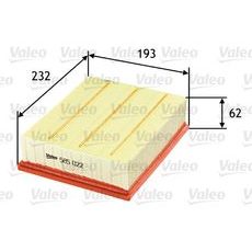 Vzduchový filtr VALEO 585022