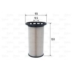 Palivový filtr VALEO 587095