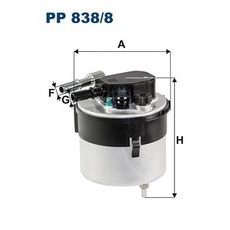 Palivový filtr FILTRON PP 838/8