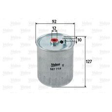 Palivový filtr VALEO 587714