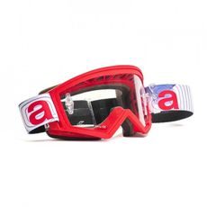 Brýle ARIETE MUDMAX WAVE 14970-WAR světle modro-červené - průhledná sklíčka s čepy