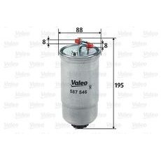 Palivový filtr VALEO 587546