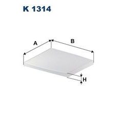 Filtr, vzduch v interiéru FILTRON K 1314
