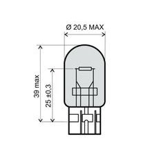 Přední světlo RMS 246510441 T20 12V 21/5W
