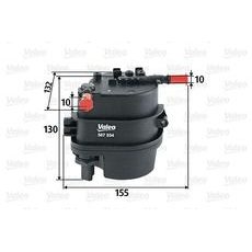 Palivový filtr VALEO 587534