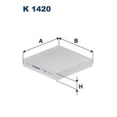 Filtr, vzduch v interiéru FILTRON K 1420