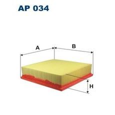 Vzduchový filtr FILTRON AP 034