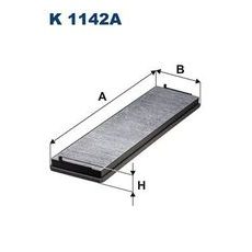 Filtr, vzduch v interiéru FILTRON K 1142A