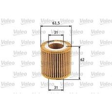 VALEO 586536 - Olejový filtr