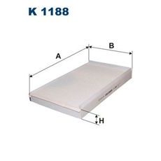 Filtr, vzduch v interiéru FILTRON K 1188