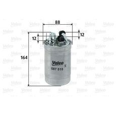 Palivový filtr VALEO 587515