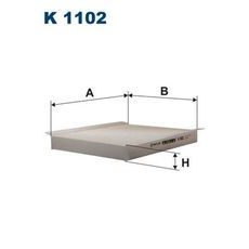 Filtr, vzduch v interiéru FILTRON K 1102