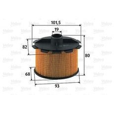 Palivový filtr VALEO 587905