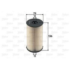 Palivový filtr VALEO 587904